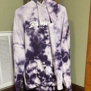 XL BrüMate Purple Tie-Dye Hoodie
